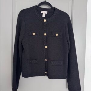 Black H&M cardigan size medium
